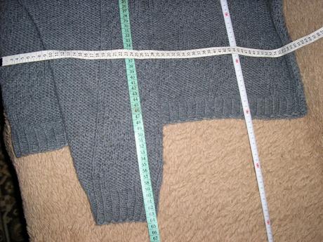 1227. sivý pulóver, l