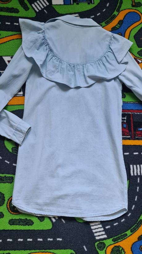Denimová košeľa, zara,xs
