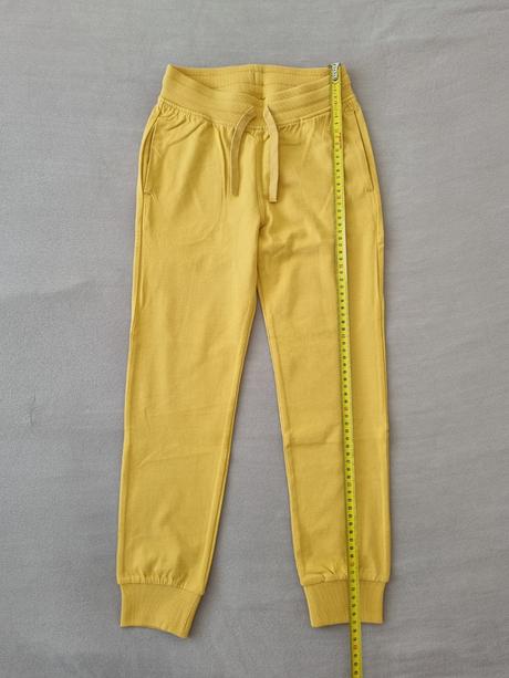 Žlté tepláky h&m č.128, h&m,128