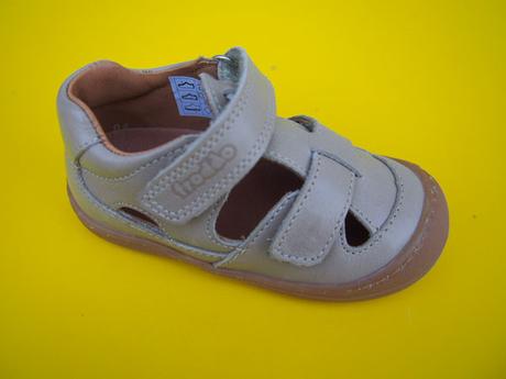 Detske kožené sandálky froddo ollie taupe, froddo,21 / 22