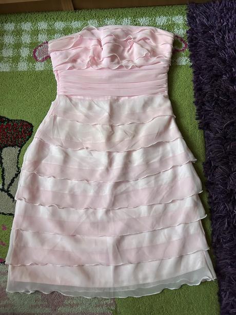 Ružové mini šaty veľ. 36, 36