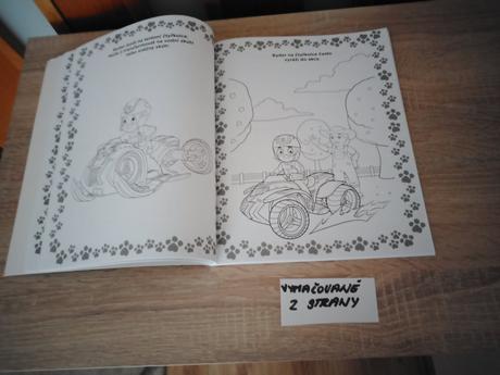 Tlapková patrola-omalovanky, 