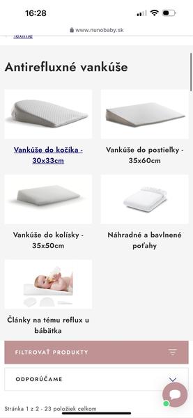 Antirefluxné vankúše Nunō - zbytočnosť/potreba
