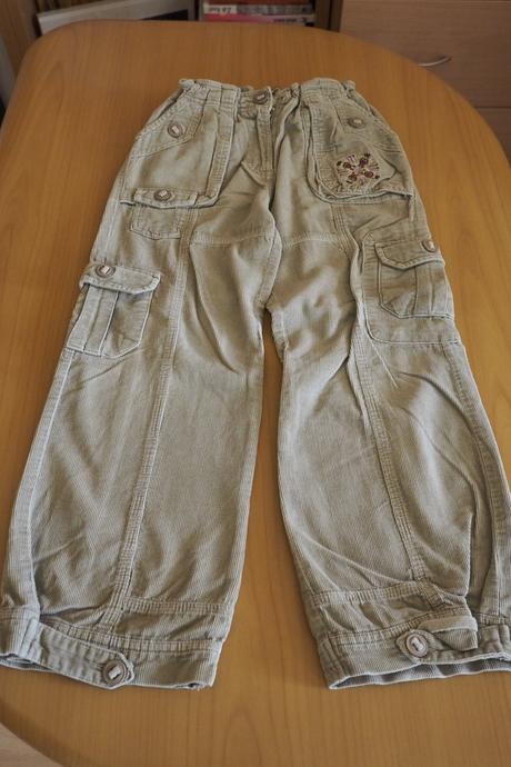 Dievčenské menčestrové nohavice, cherokee,122