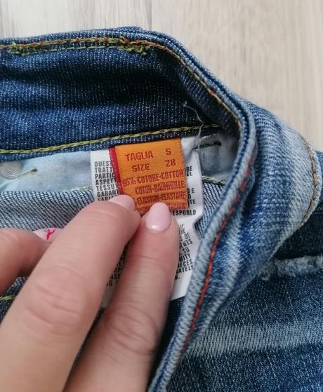 Riflové kraťasky denim č.s, denim,s