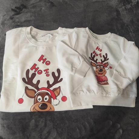 Vianočné mikiny otec a dieťa, l