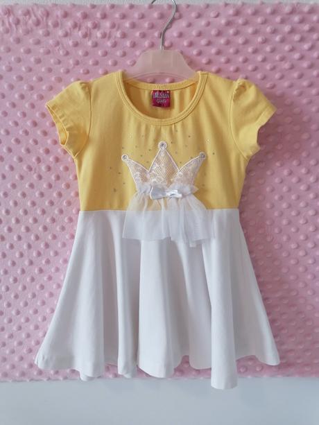 Princeznovske bavlnene saty 92/98, 98