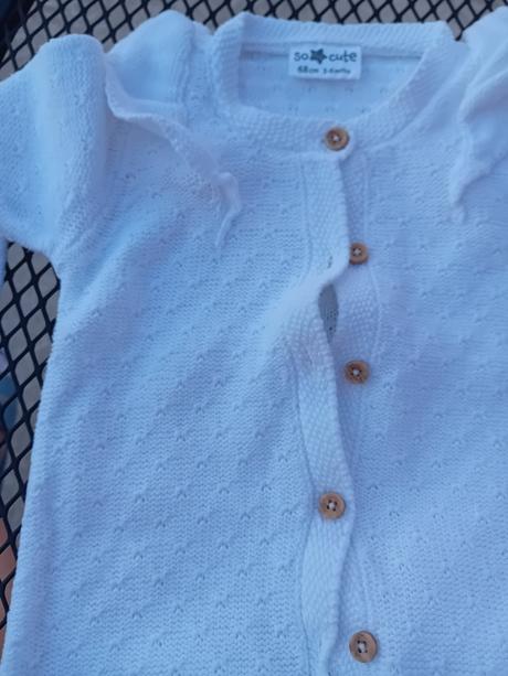 Štrikovany tenký overal na body, 68