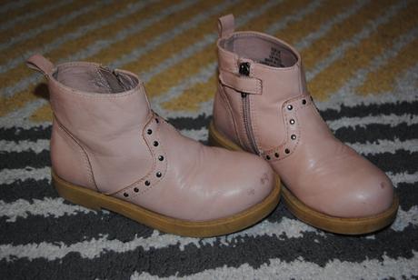 Kotníkové kožené čižmičky, h&m,29