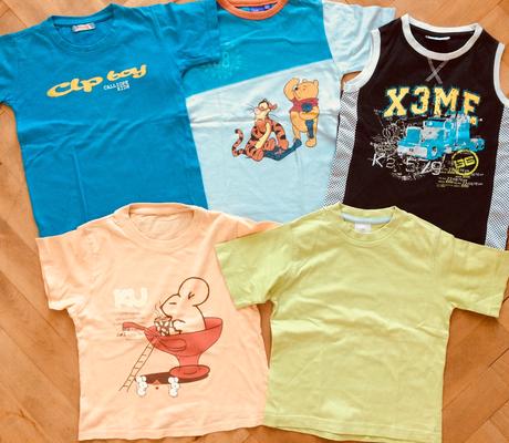 5 tričiek 104-110, next,104