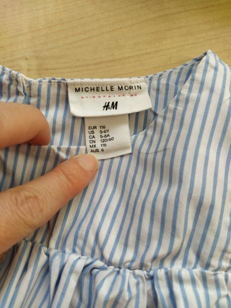Letné šaty, h&m,116