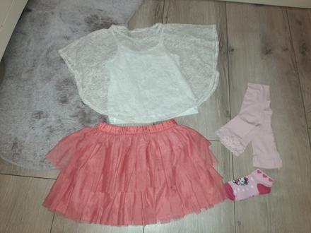 Suknička, blúzka h&m 134, 122–134