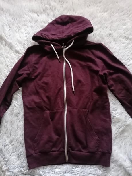 Bordová mikina, bershka,s