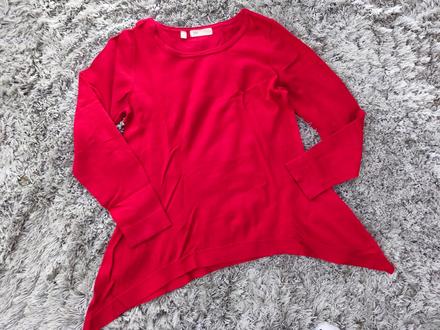 Červený pulóver, bonprix,xl