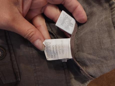 Camaieu nohavice z ľanu, camaieu,xl