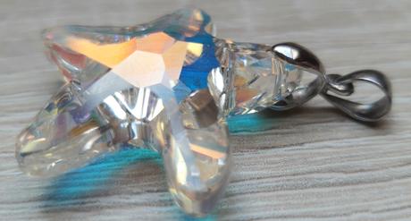 Prívesok swarovski - hviezda, swarovski