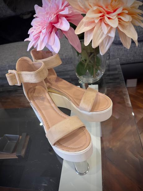 Camel sandálky na plattforme, 38