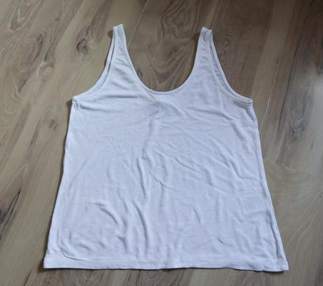 Ľanové tričko h&m, h&m,l