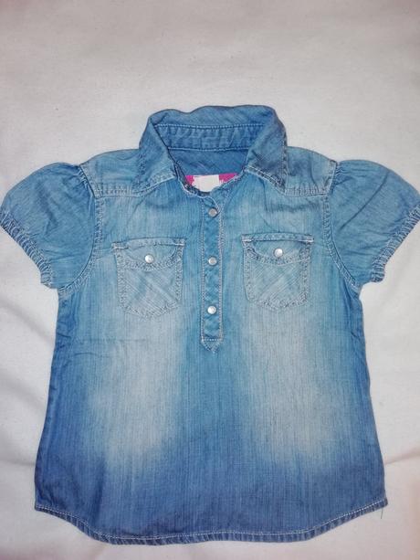 Ľahučká rifľová košeľa, h&m,116