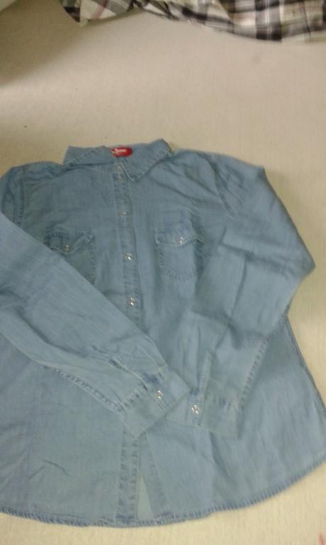 Riflová košeľa, bonprix,40