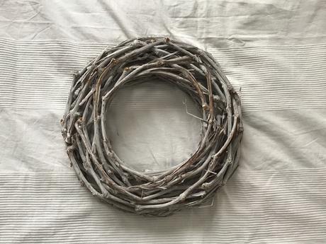 Prútený veniec priemer 45 cm, 