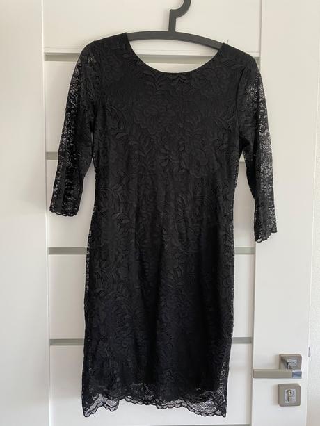 Čierne cipkovane šaty, gate,l