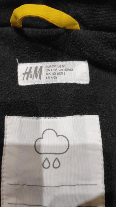 Chlapčenská zimná bunda, h&m,110