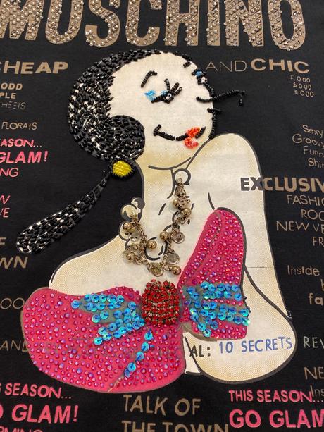 Tričko moschino, moschino,m