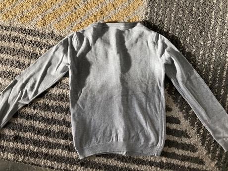 Sivý svetrík 146/152, takko,146
