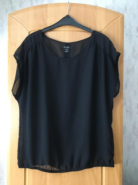 Dámsky priehľadný top amisu, amisu,s