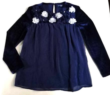 140 zamatova tunika s kvietkami,10 r., 140