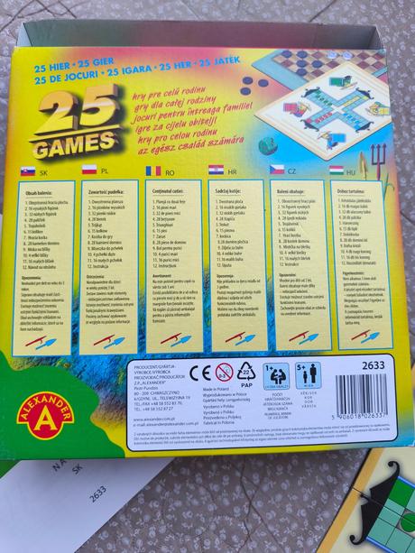 Spoločenská hra 25 games, 