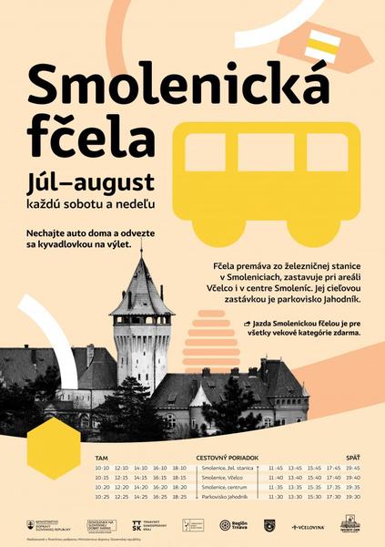 Smolenická fčela - cesta autobusom