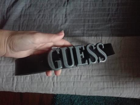 Kožený opasok guess, guess