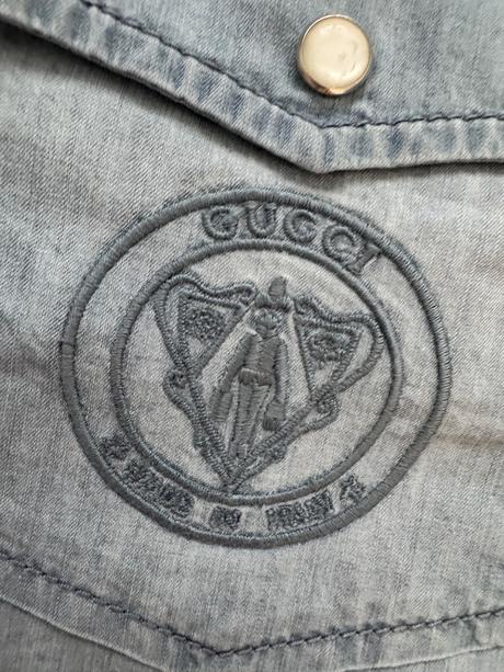 Gucci - denim košeľa, s