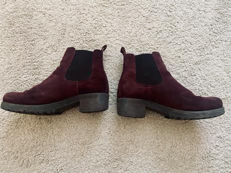 Členkové semišové čižmy, 37