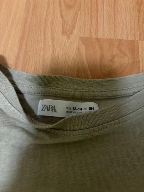 Tricko s dlhym rukavom, zara,164