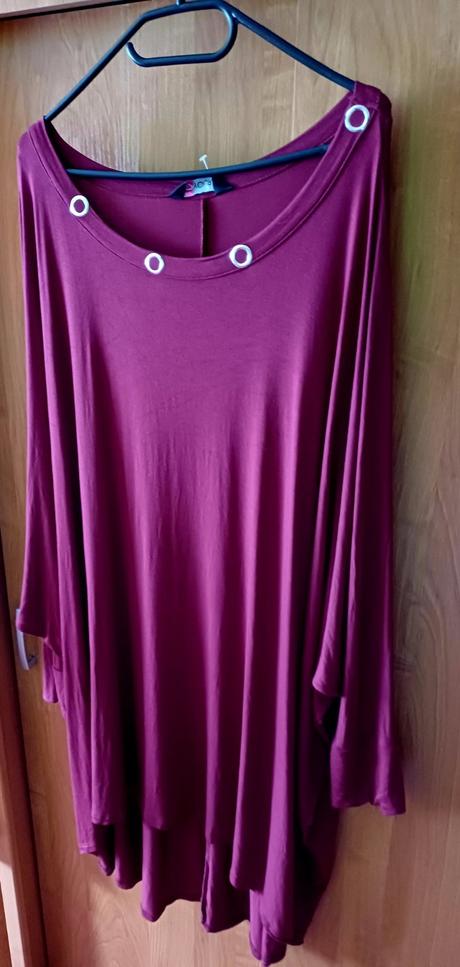 Damske bordové saty xxxl, xxxl