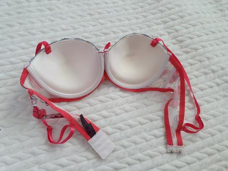 Dámska vzorovaná podprsenka 75c, 75c