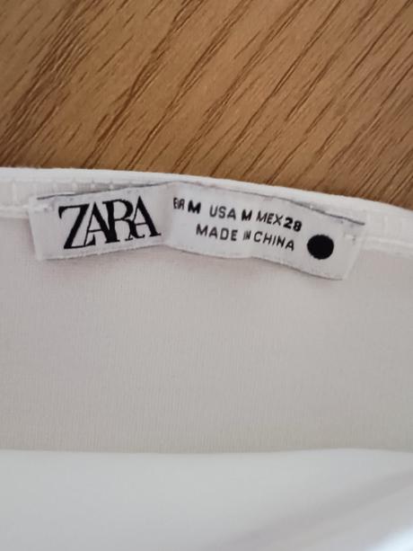 Biely crop top zara, zara,m