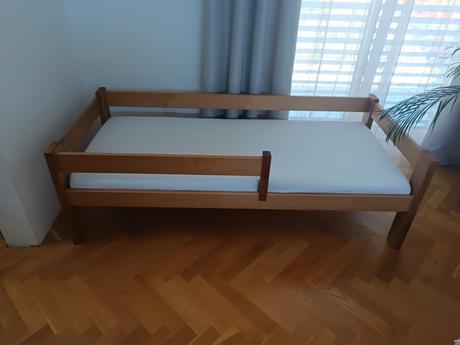 Drevená detská posteľ 160x70cm, šírka (cm): 70,dĺžka (cm): 160