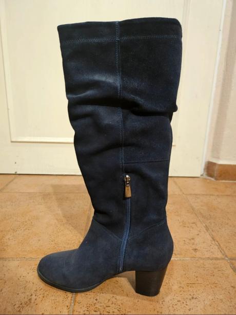 Kožené čižmy vel.37, humanic,37