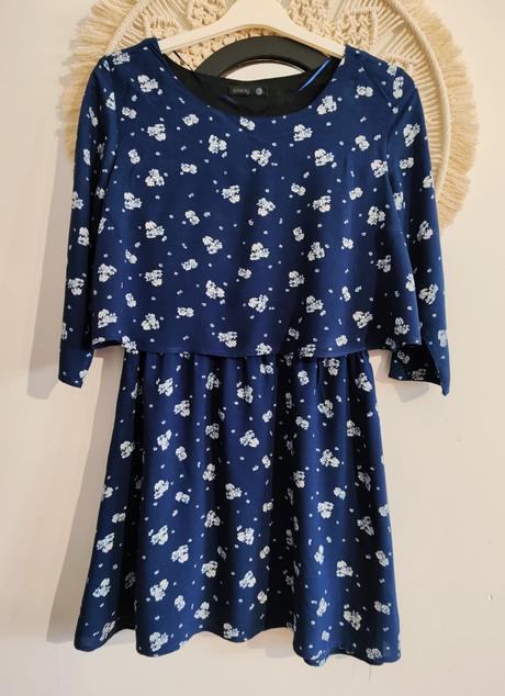 Tmavomodré šaty, sinsay,m