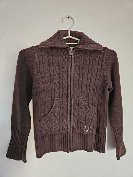 H&m sveter na zips 122/128, h&m,122