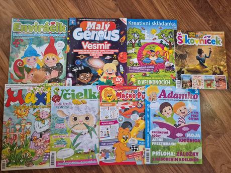 Predam nove detské časopisy,