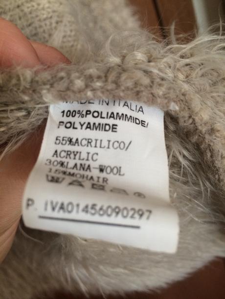 Sveter made in italy s mohairom, 