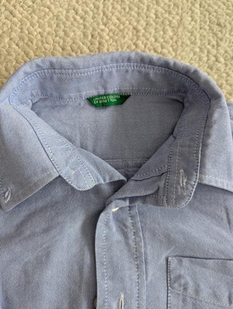 Bavlnená elegantná košeľa, benetton,122