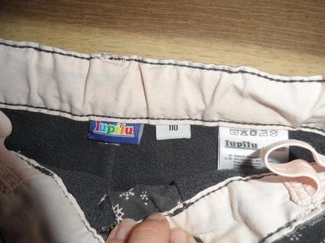 Zateplené nohavice, lupilu,110