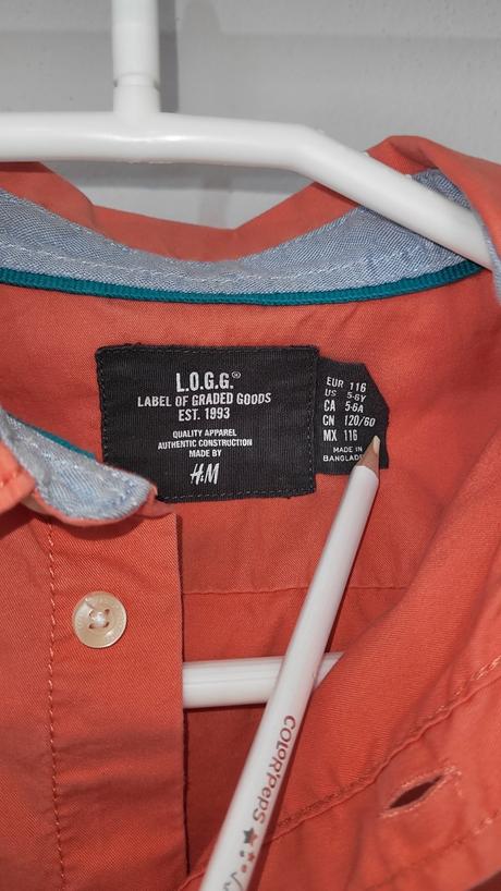 Košeľa h&m 116, h&m,116