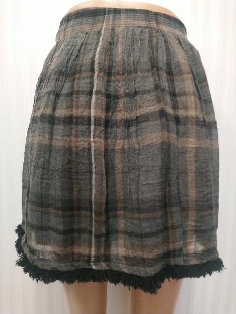 Dámska sukňa s károvaným vzorom, select, m, m